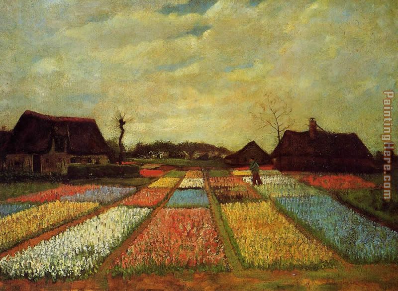 Bulb Fields painting - Vincent van Gogh Bulb Fields art painting